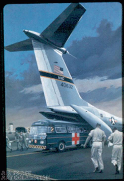 C-141 AIR EVAC MISSION
